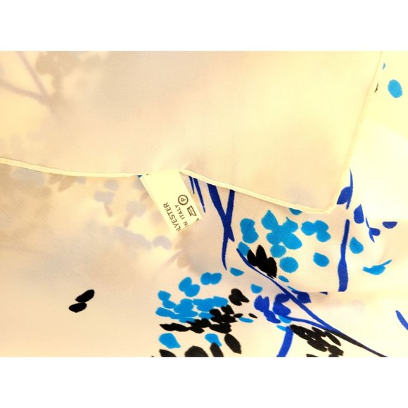 Extra Large Peacock Print Polyester Scarf - Picture 2 of 5